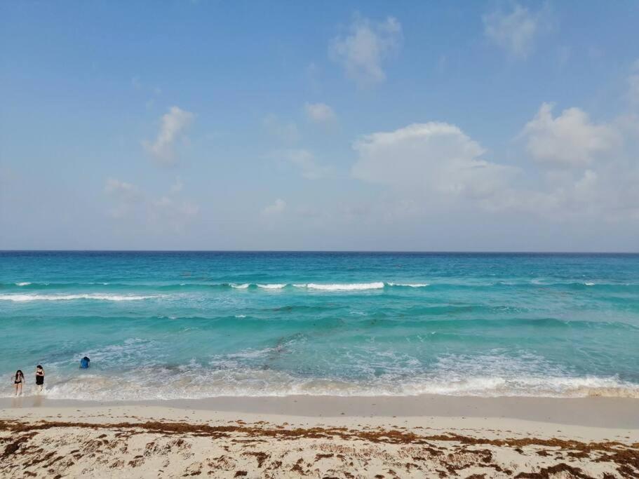 Confortable Depa En Condominio Frente Al Mar! 칸쿤 외부 사진