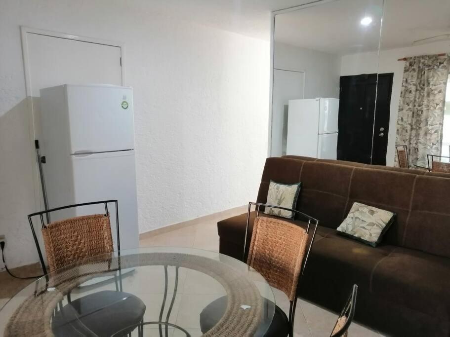 Confortable Depa En Condominio Frente Al Mar! 칸쿤 외부 사진